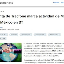 Venta de Tracfone marca actividad de M&A en Mxico en 3T